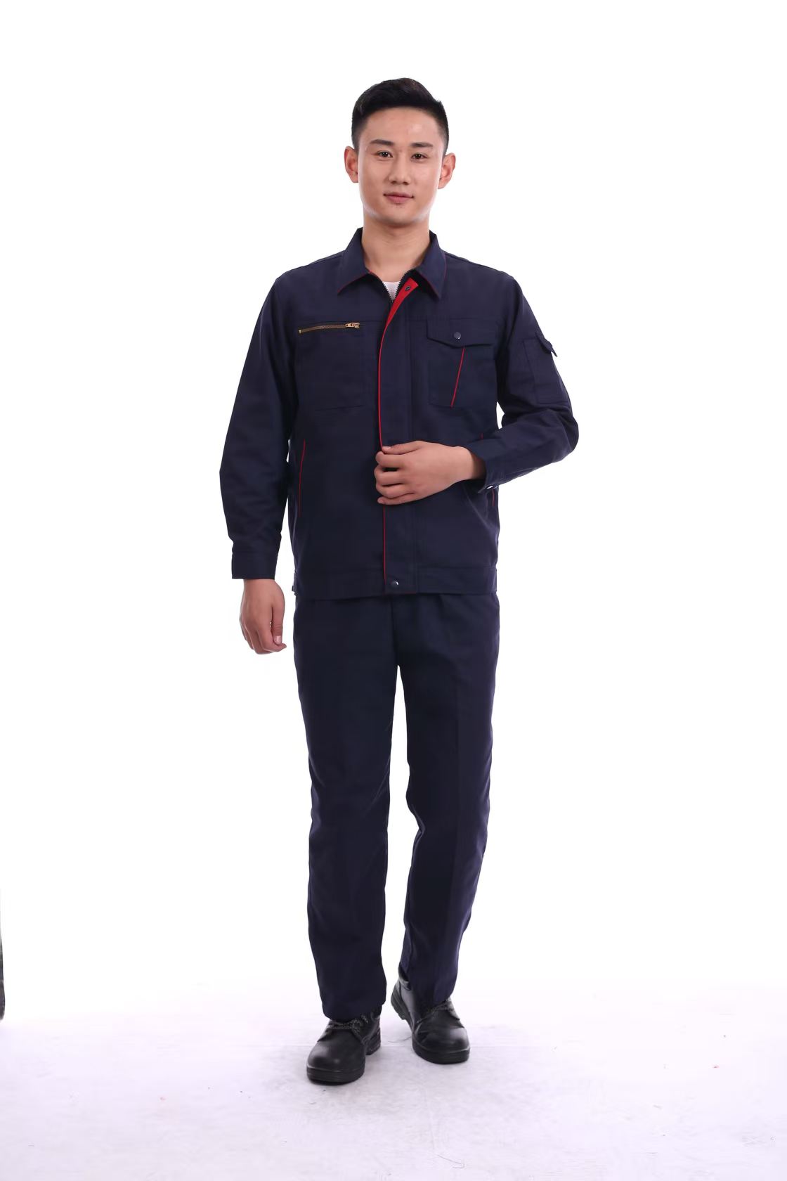 夏季短袖工作服吸湿排汗厂家现货
